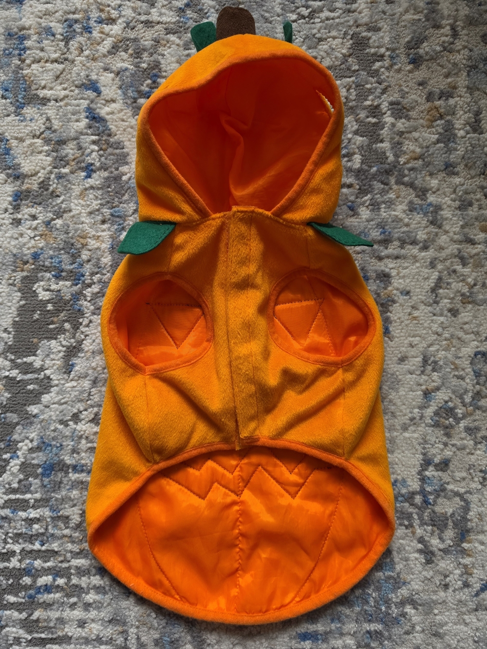 ๐Pumpkin Dog Costume Halloween Jack-O-Lantern Outfit๐ค - Picture 4 of 12
